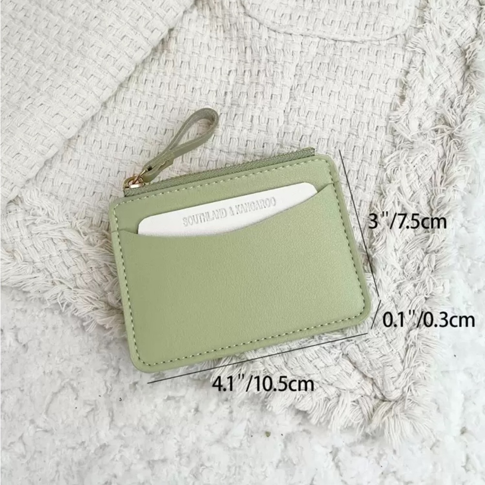 ⚠️Clearance Mint Green Slim & Small Wallet / Cardholder - Picture 4 of 4